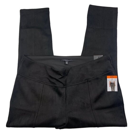 Andrew Marc Faux Suede Pull-On Pants Women's Size XXL - Picture 3 of 7